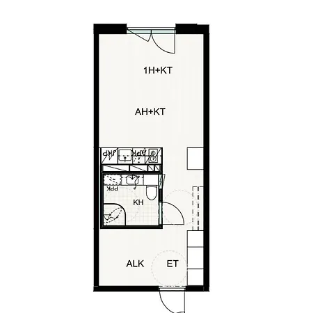 아파트호텔 Forenom Kaleva